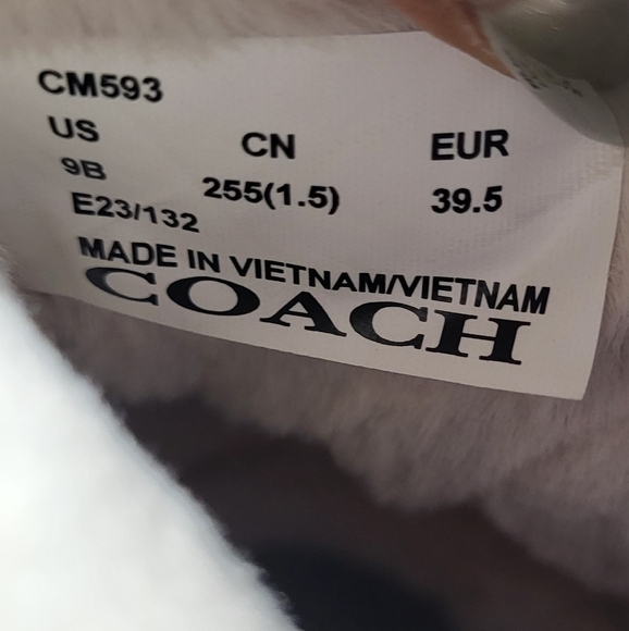 NWT Coach Women Gray Granite Indi Suede Boot Bootie Size 9 Style #CM593 - Picture 5 of 14